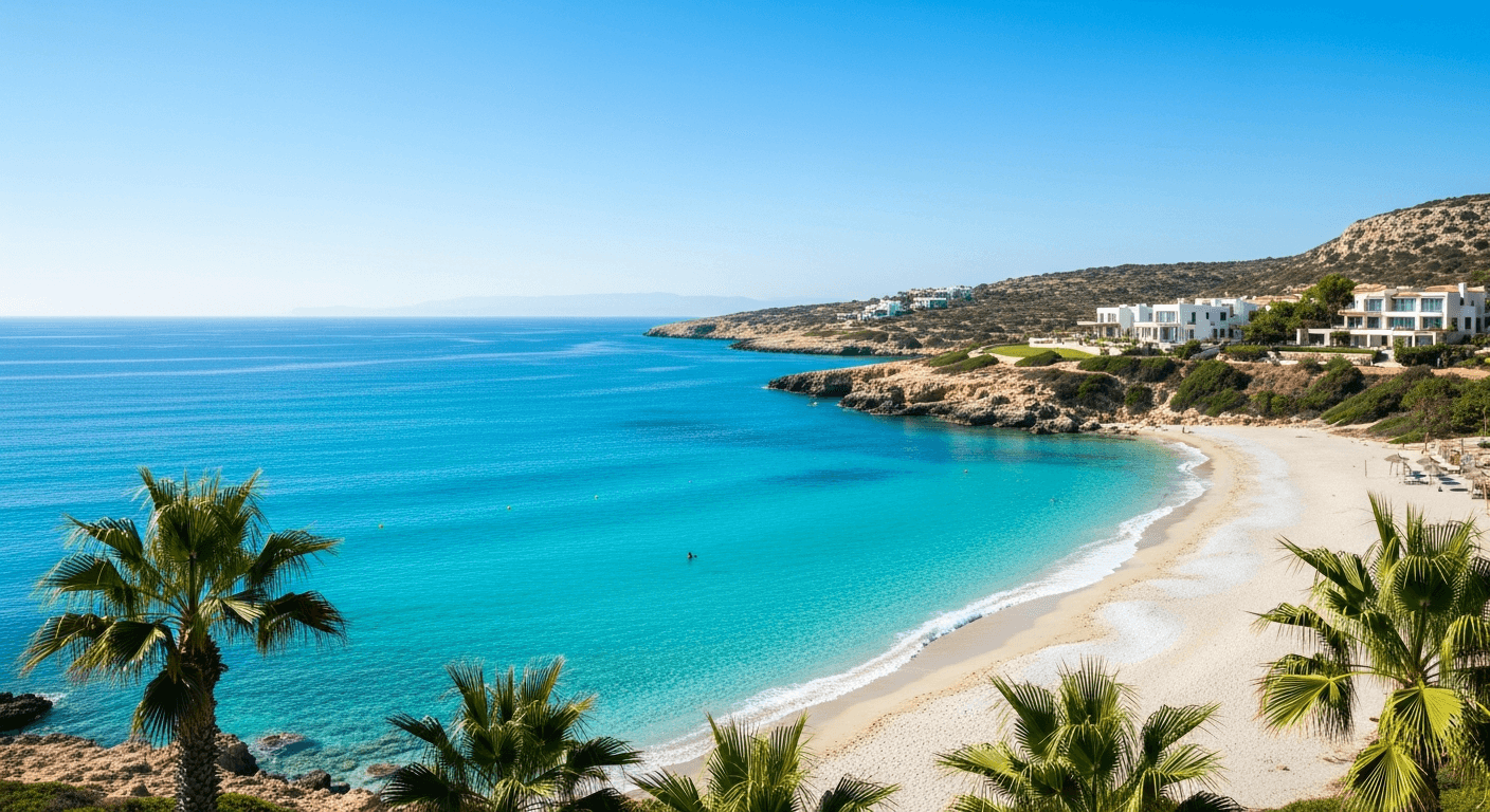 Luxury residences near a marina in Northern Cyprus